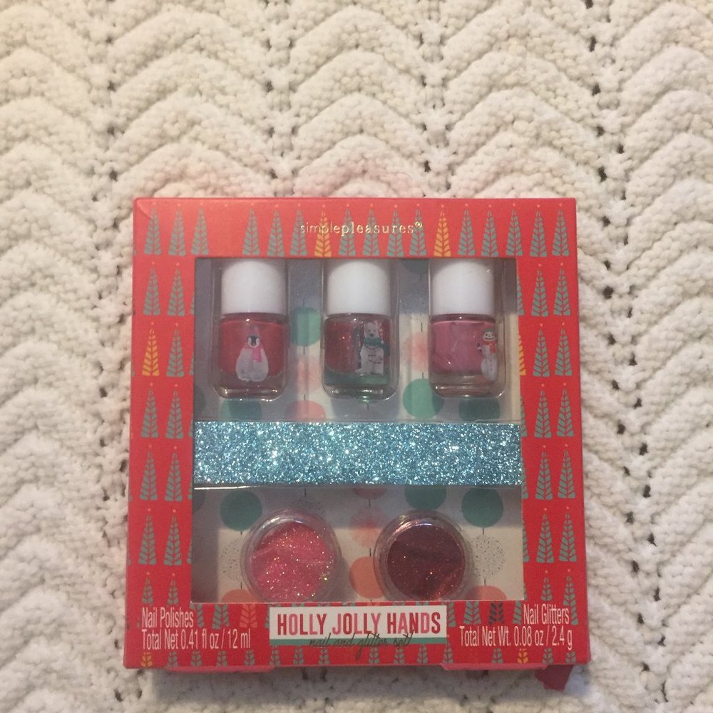 🌻Nail and glitter set